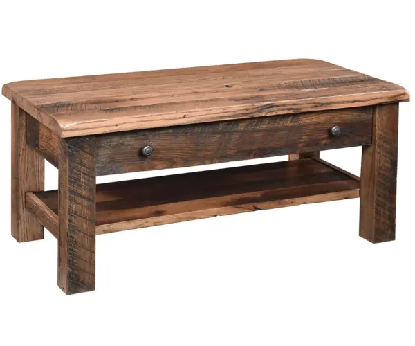 Reclaimed Post Mission Coffee Table